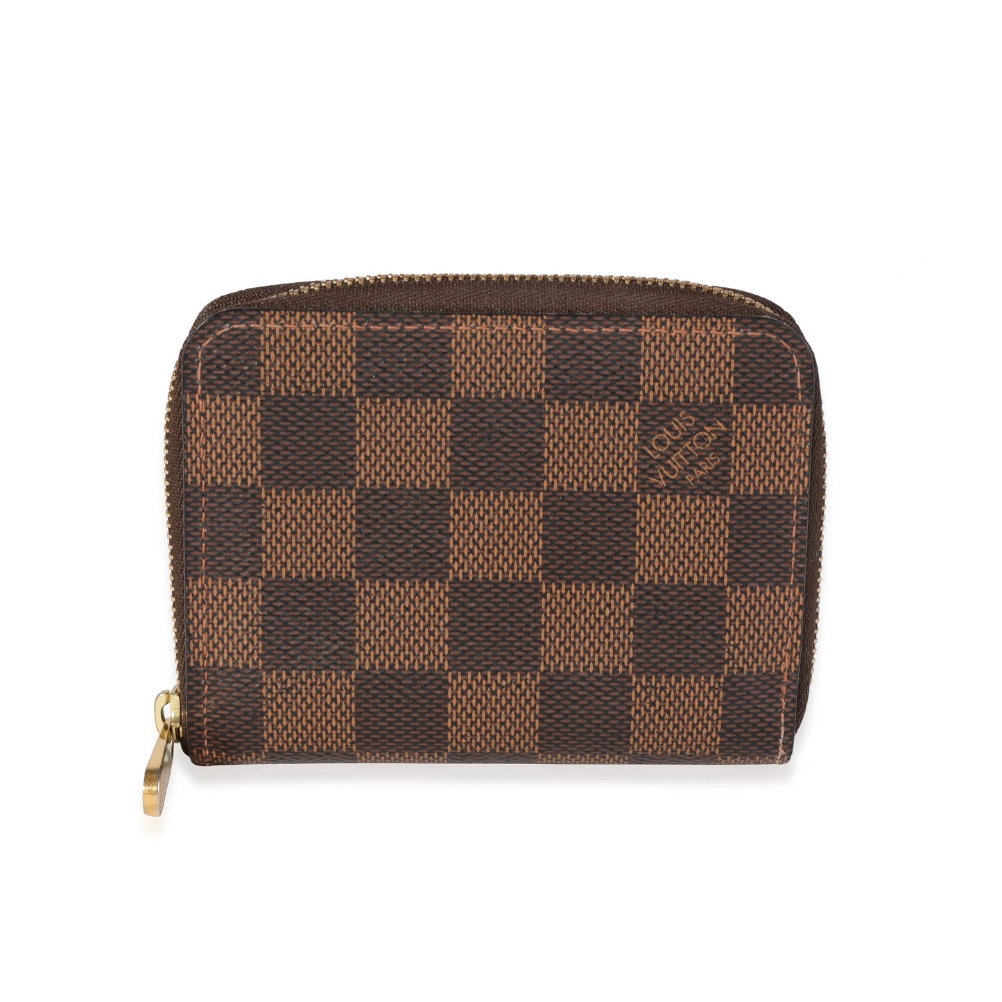 Louis Vuitton Louis Vuitton Damier Ebene Canvas Zippy Coin Purse