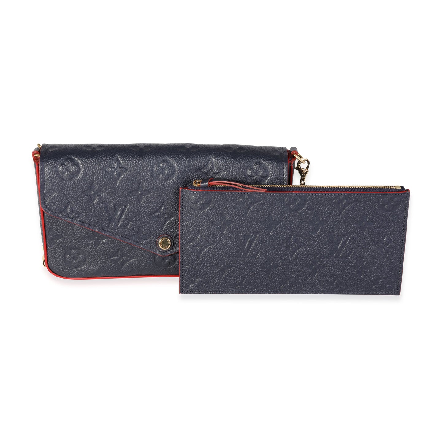 Louis Vuitton Louis Vuitton Marine Rouge Monogram Empreinte Leather Félicie Pochette