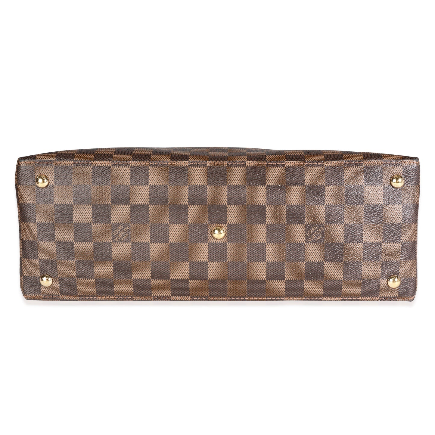 Louis Vuitton Louis Vuitton Black Taurillon Leather & Damier Ebene Canvas LV Riverside Tote