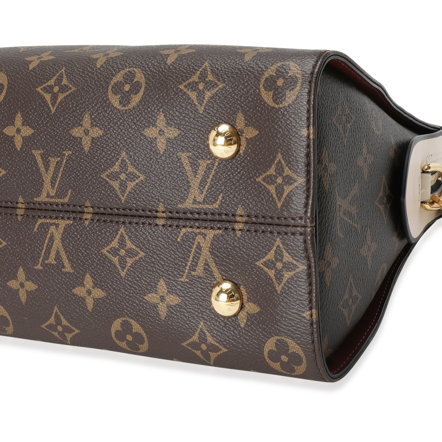 Louis Vuitton Louis Vuitton Monogram Canvas & Cream Leather Tuileries Satchel