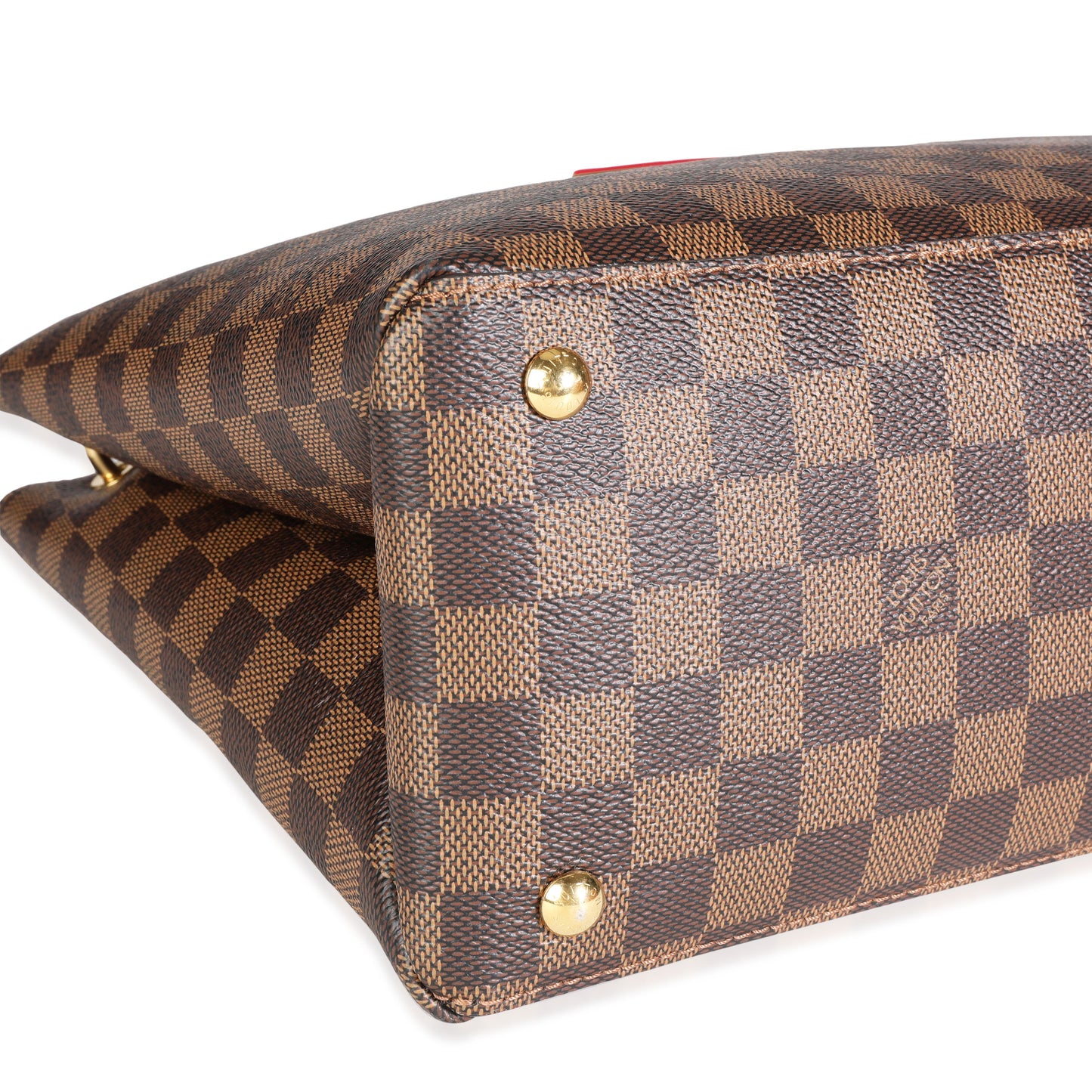 Louis Vuitton Louis Vuitton Lie de Vin Taurillon Leather & Damier Ebene Canvas LV Riverside To
