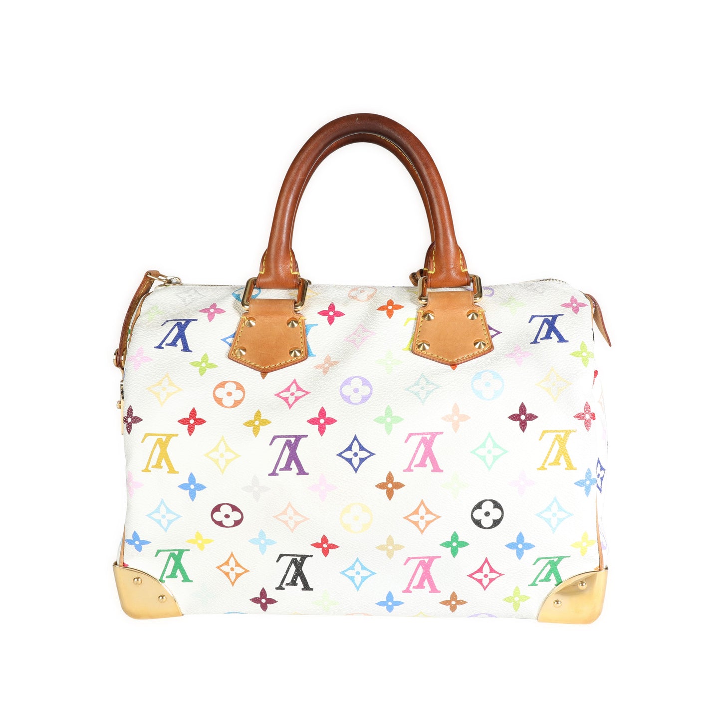 Louis Vuitton Louis Vuitton White Monogram Multicolore Speedy 30