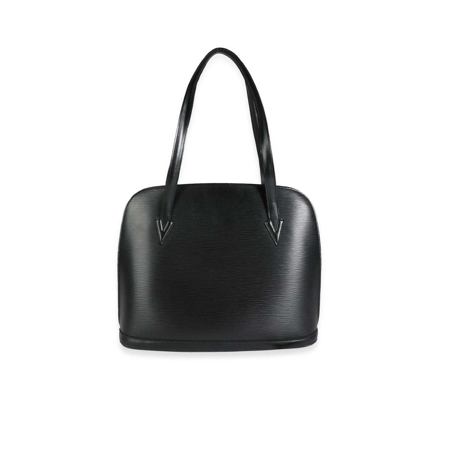 Louis Vuitton Louis Vuitton Vintage Black Epi Leather Lussac Tote