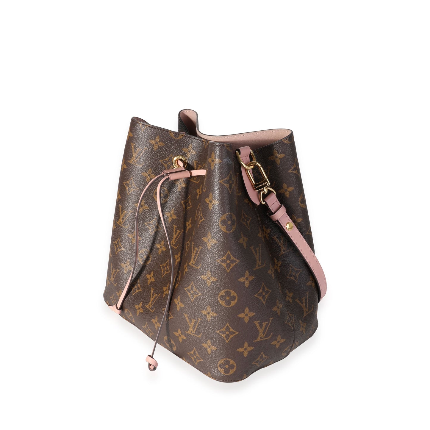 Louis Vuitton Louis Vuitton Monogram Canvas & Rose Poudré Pink NéoNoé Bucket Bag