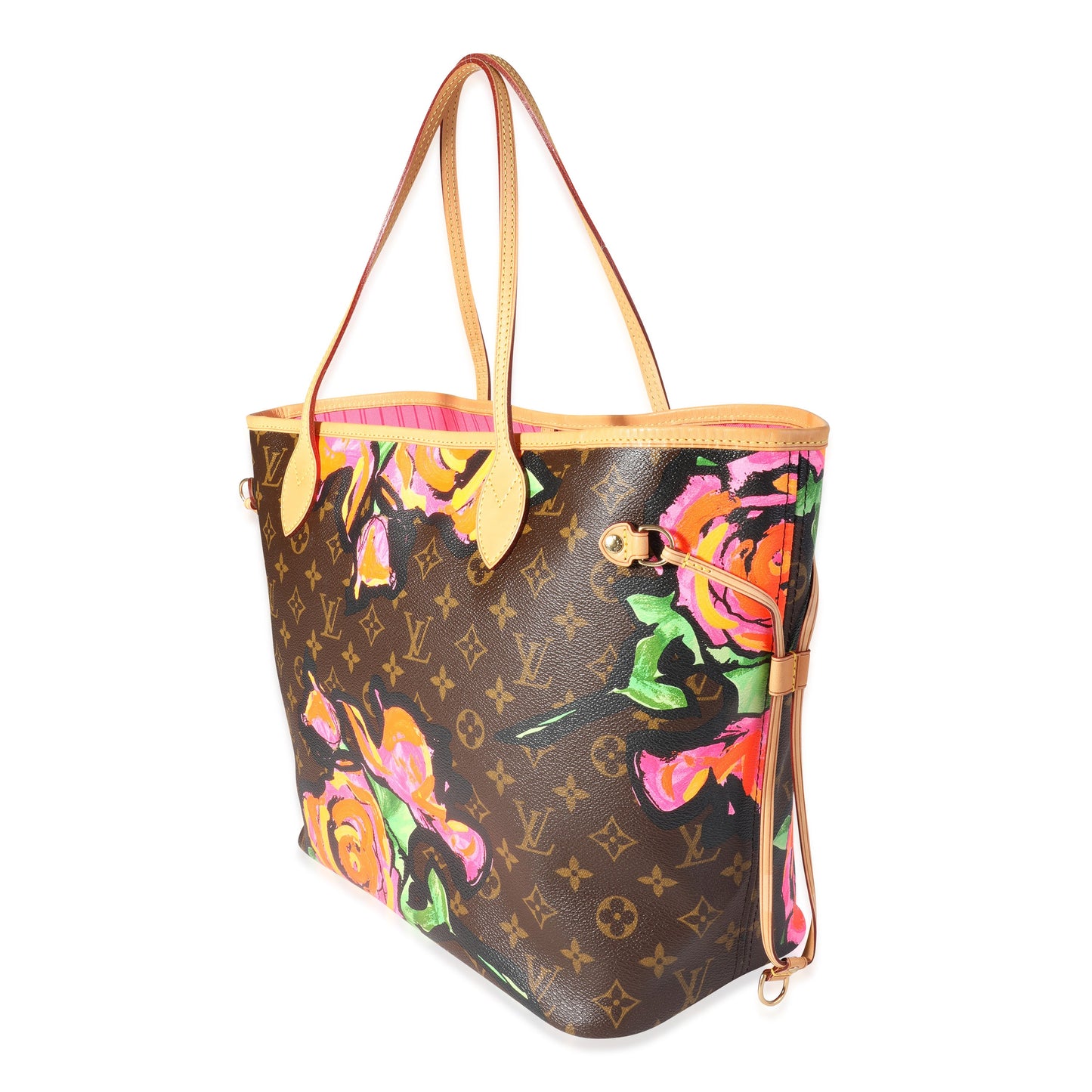 Louis Vuitton Louis Vuitton Monogram Canvas Roses Neverfull MM