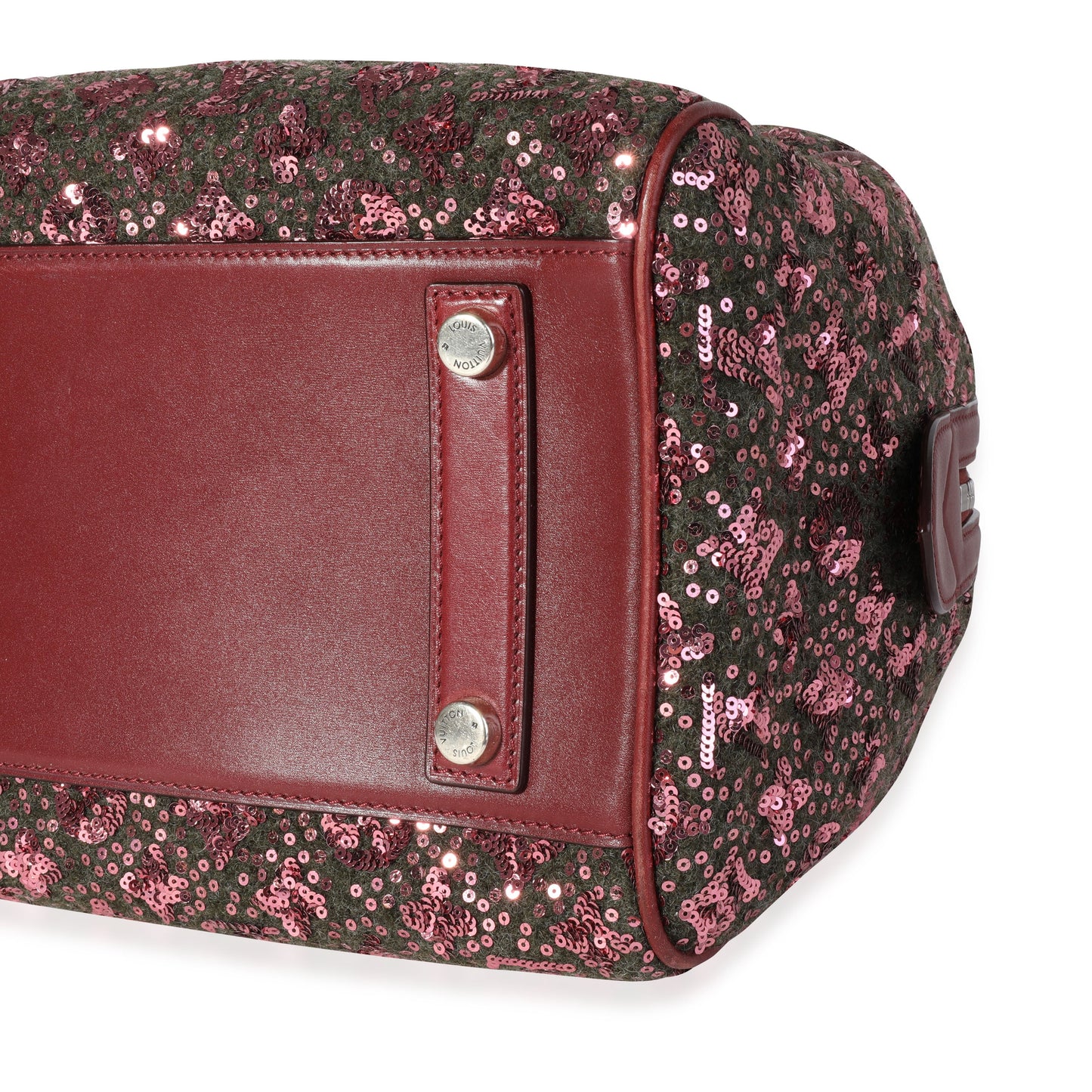 Louis Vuitton Louis Vuitton Limited Edition Burgundy Monogram Sequin Sunshine Express Speedy