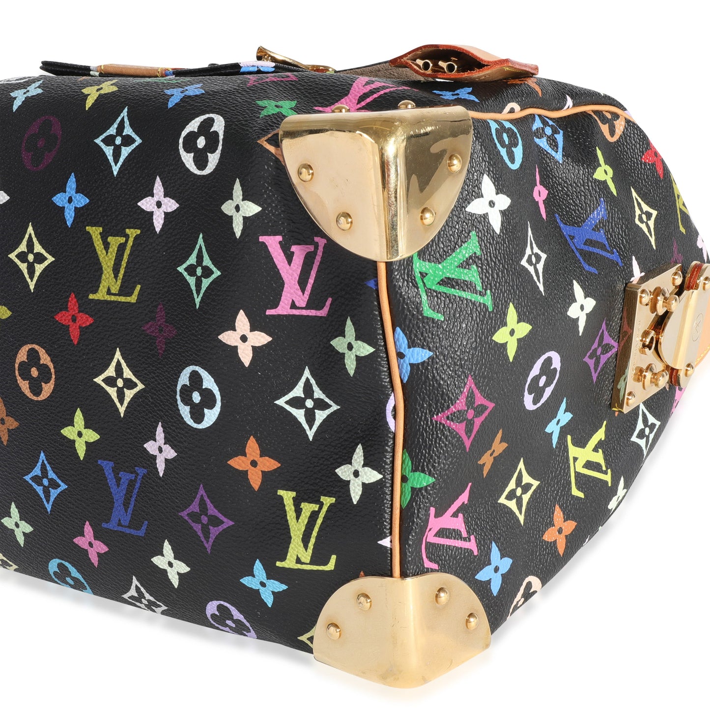 Louis Vuitton Louis Vuitton x Takashi Murakami Black Monogram Multicolore Speedy 30