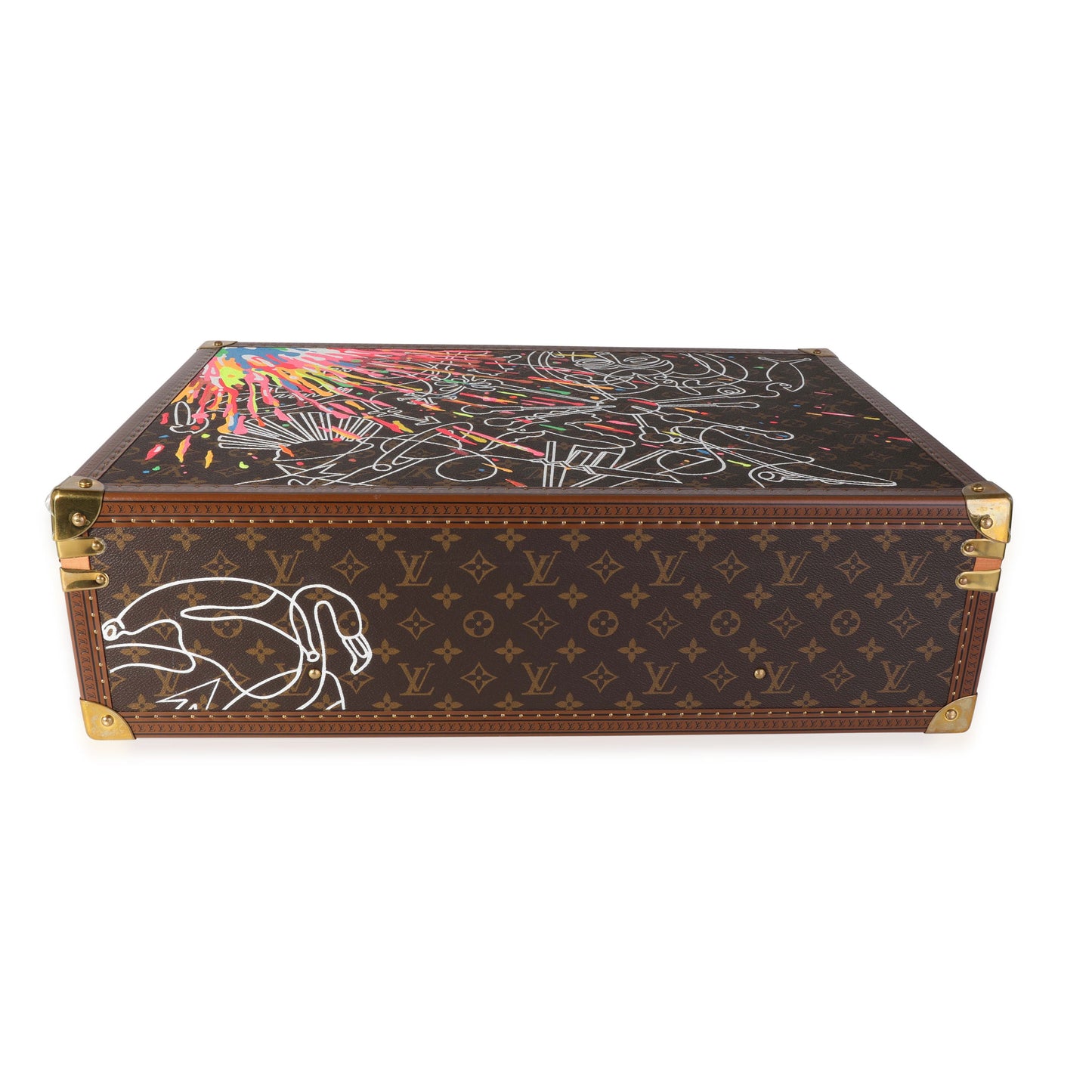 Louis Vuitton Louis Vuitton Carlos Betancourt Commissioned Bisten 60 Trunk