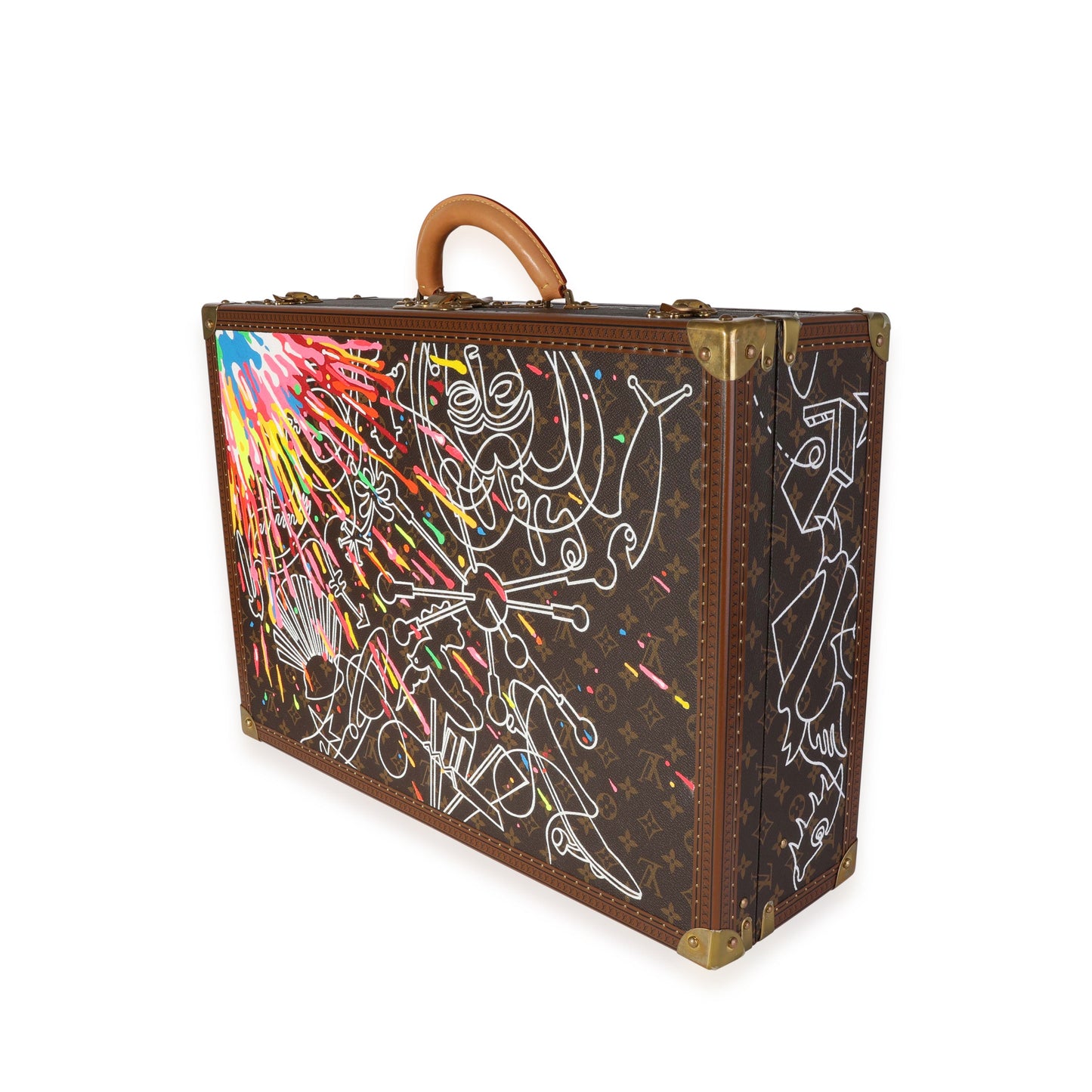 Louis Vuitton Louis Vuitton Carlos Betancourt Commissioned Bisten 60 Trunk
