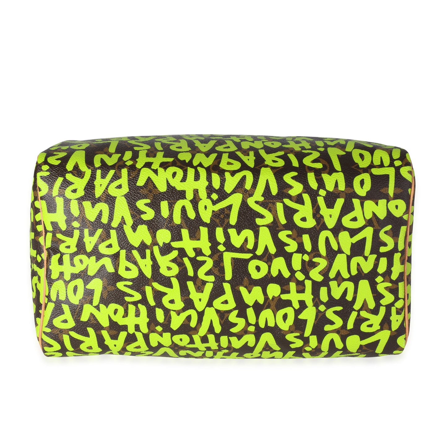 Louis Vuitton Louis Vuitton x Stephen Sprouse Green Graffiti Monogram Canvas Speedy 30