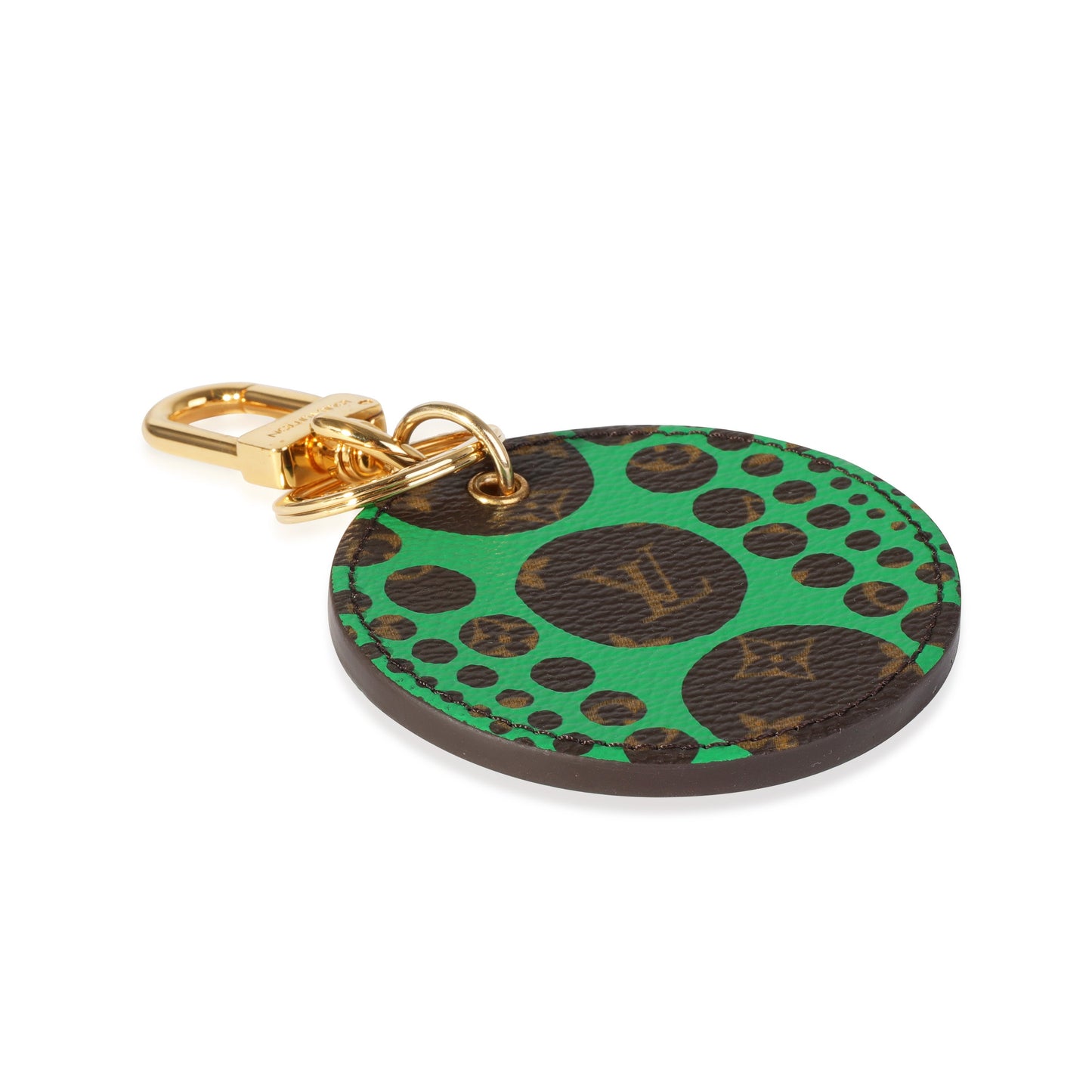 Louis Vuitton Louis Vuitton x Yayoi Kusama Green Infinity Dots Monogram Canvas Bag Charm