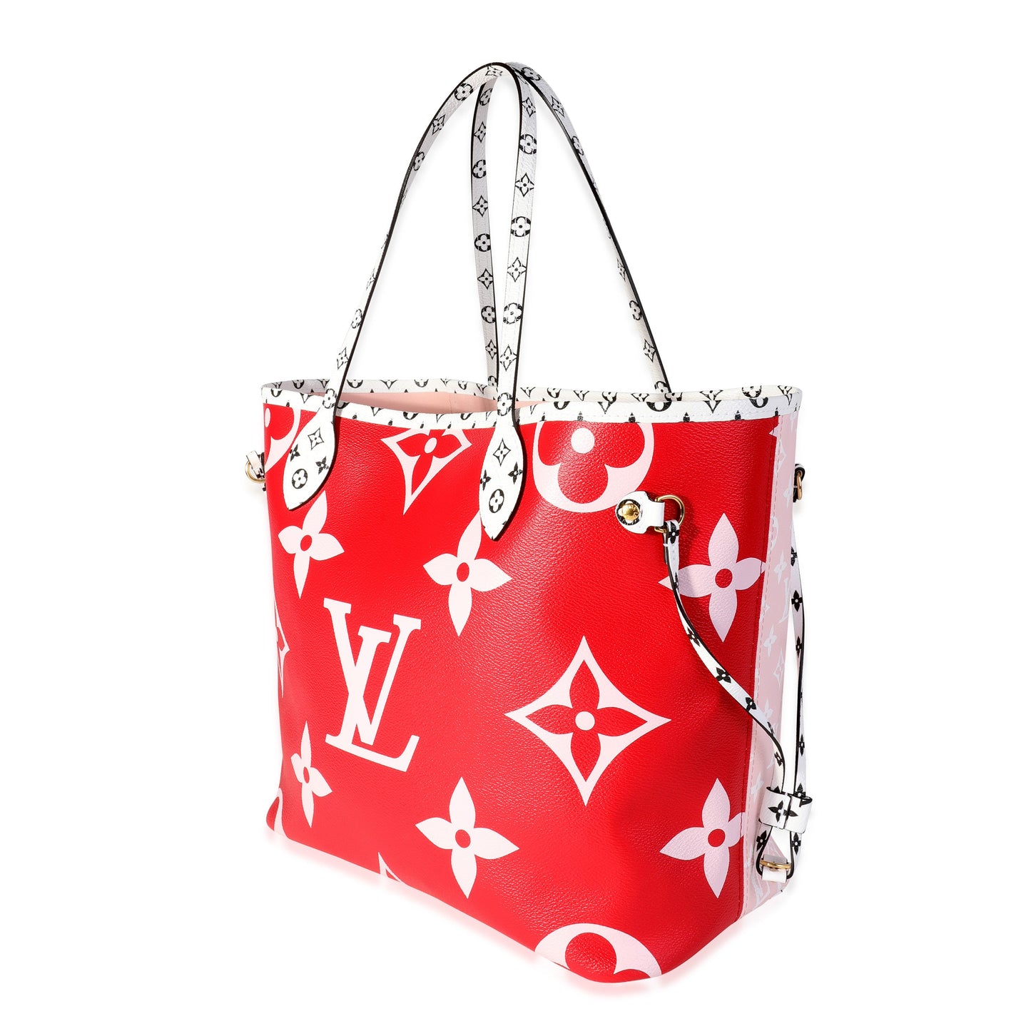 Louis Vuitton Louis Vuitton Rouge & Rose Ballerine Giant Monogram Canvas Neverfull MM