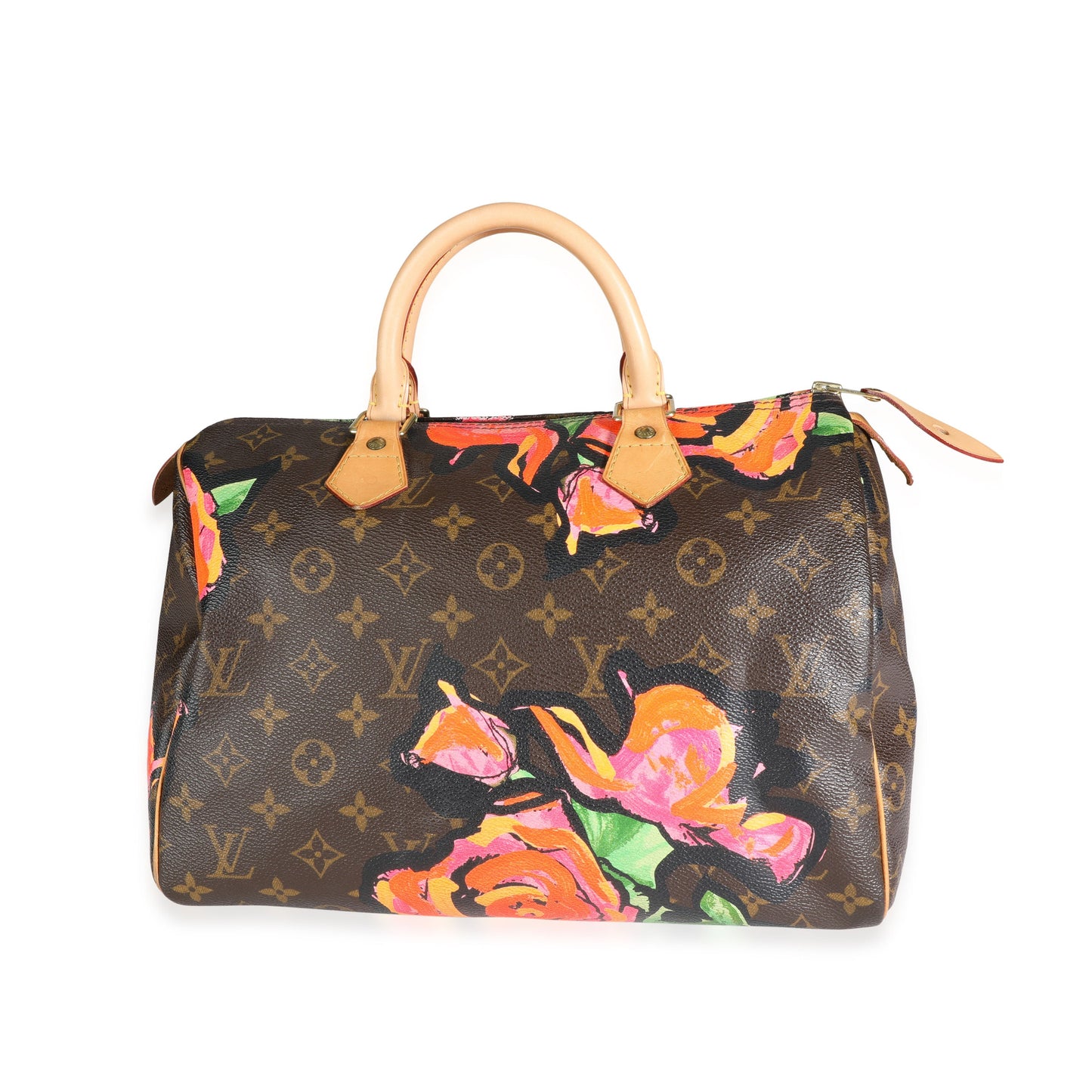 Louis Vuitton Louis Vuitton Monogram Canvas Roses Speedy 30