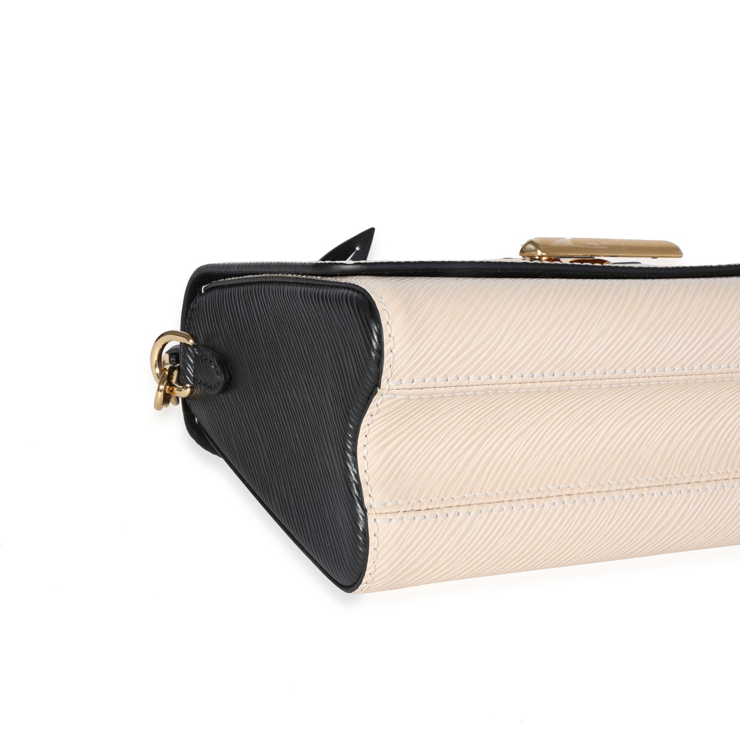 Louis Vuitton Louis Vuitton Creme and Black Epi Leather Crafty Twist MM