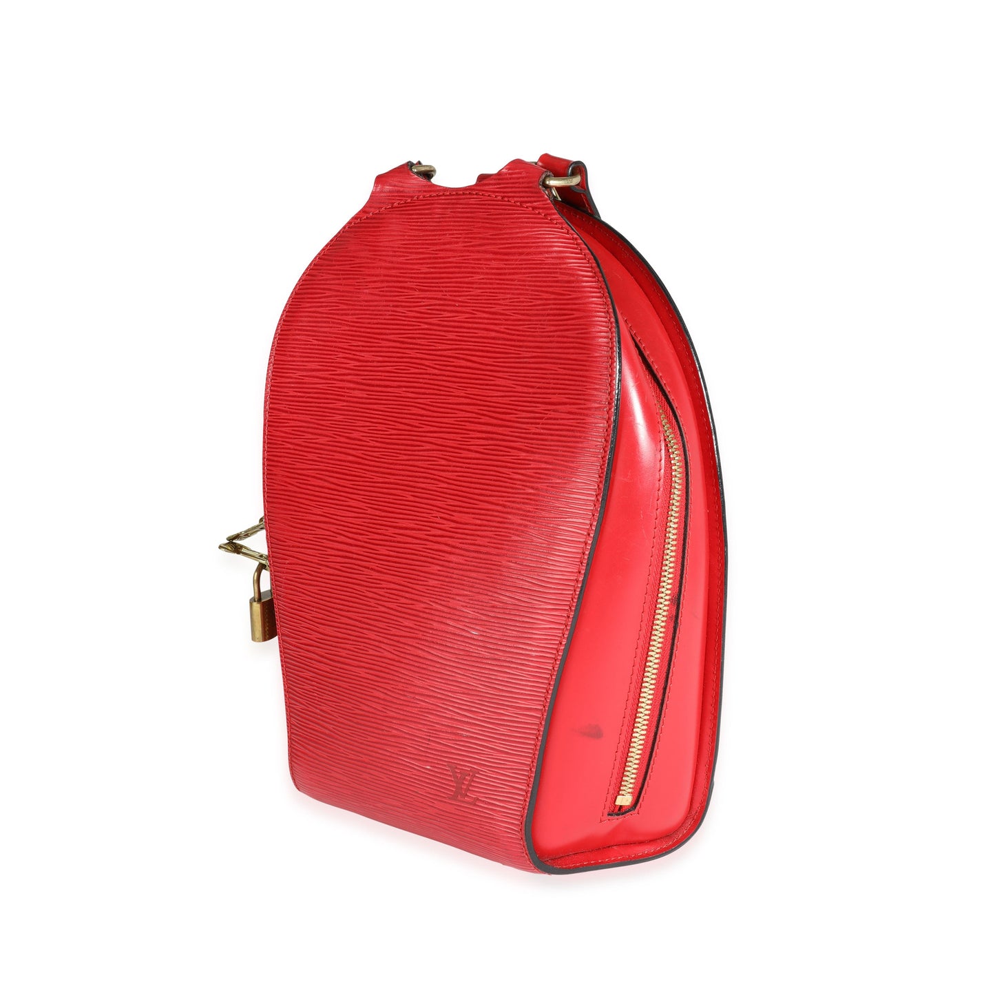 Louis Vuitton Louis Vuitton Red Epi Leather Mabillon Backpack