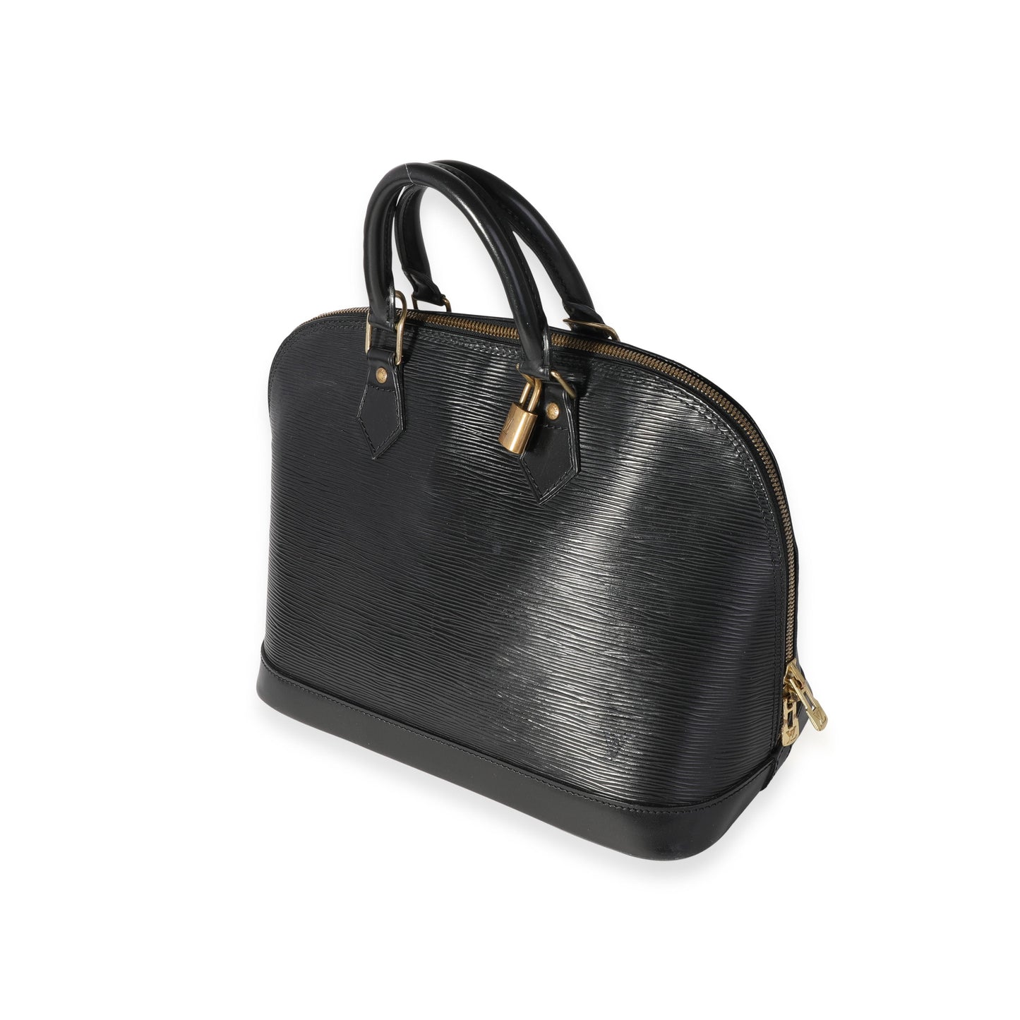 Louis Vuitton Louis Vuitton Black Epi Leather Alma PM