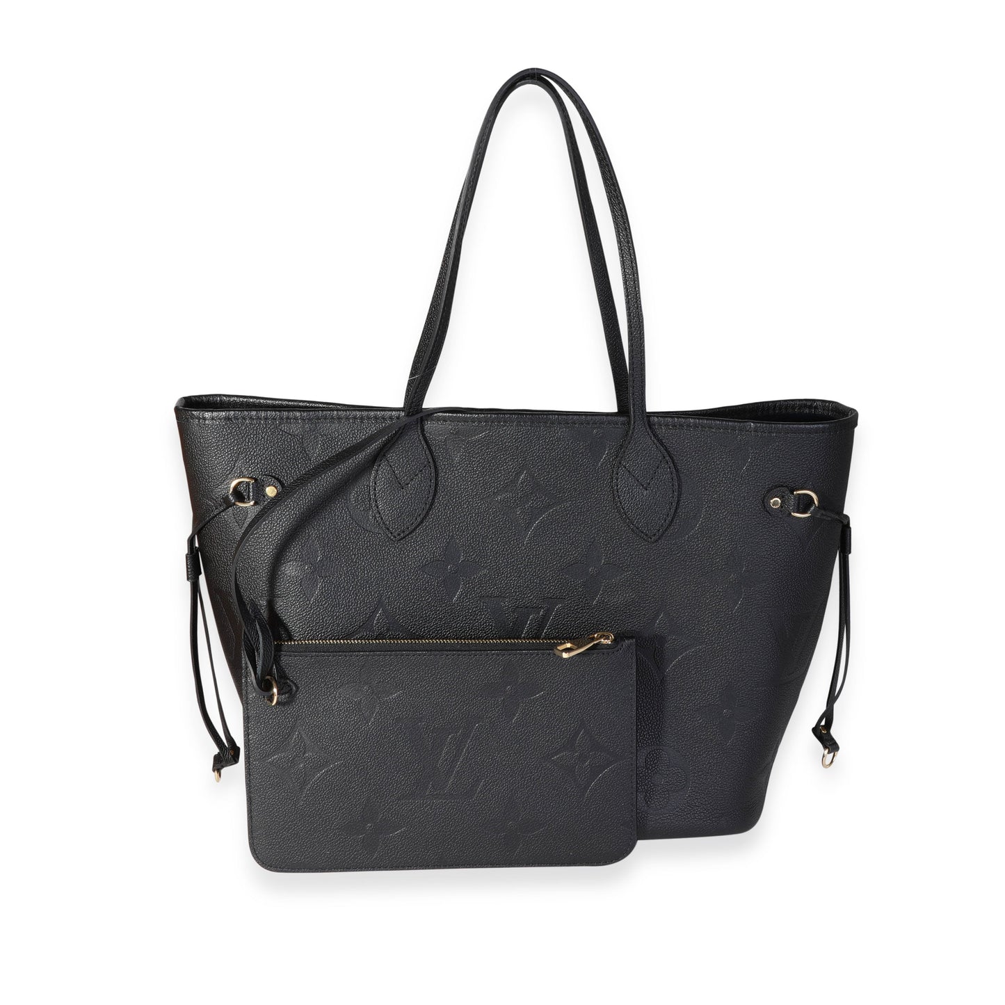 Louis Vuitton Louis Vuitton Black Empreinte Monogram Giant Neverfull MM