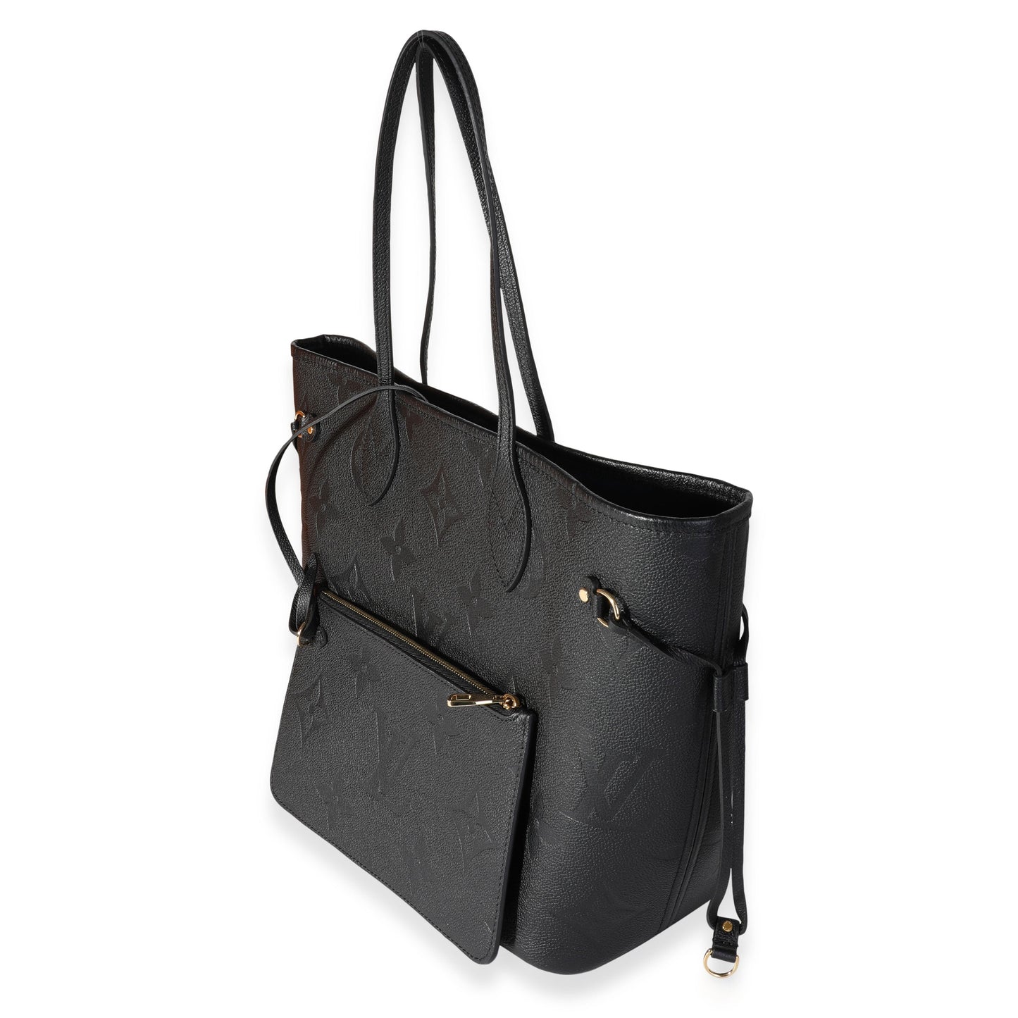Louis Vuitton Louis Vuitton Black Empreinte Monogram Giant Neverfull MM