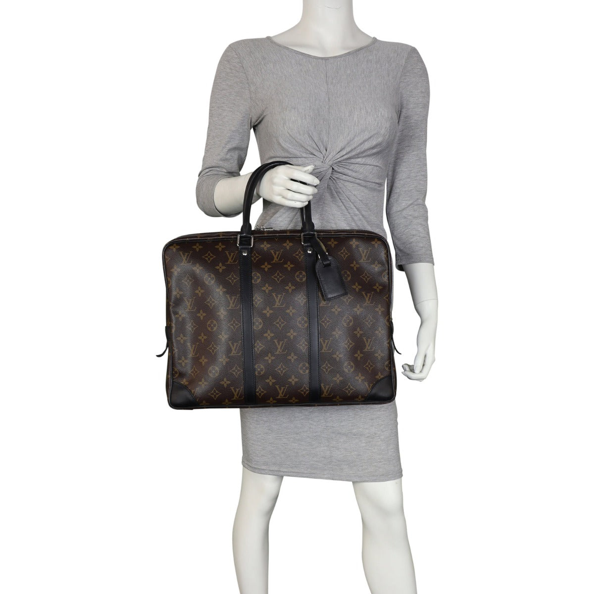 Louis Vuitton Porte Documents Voyage Monogram Macassar