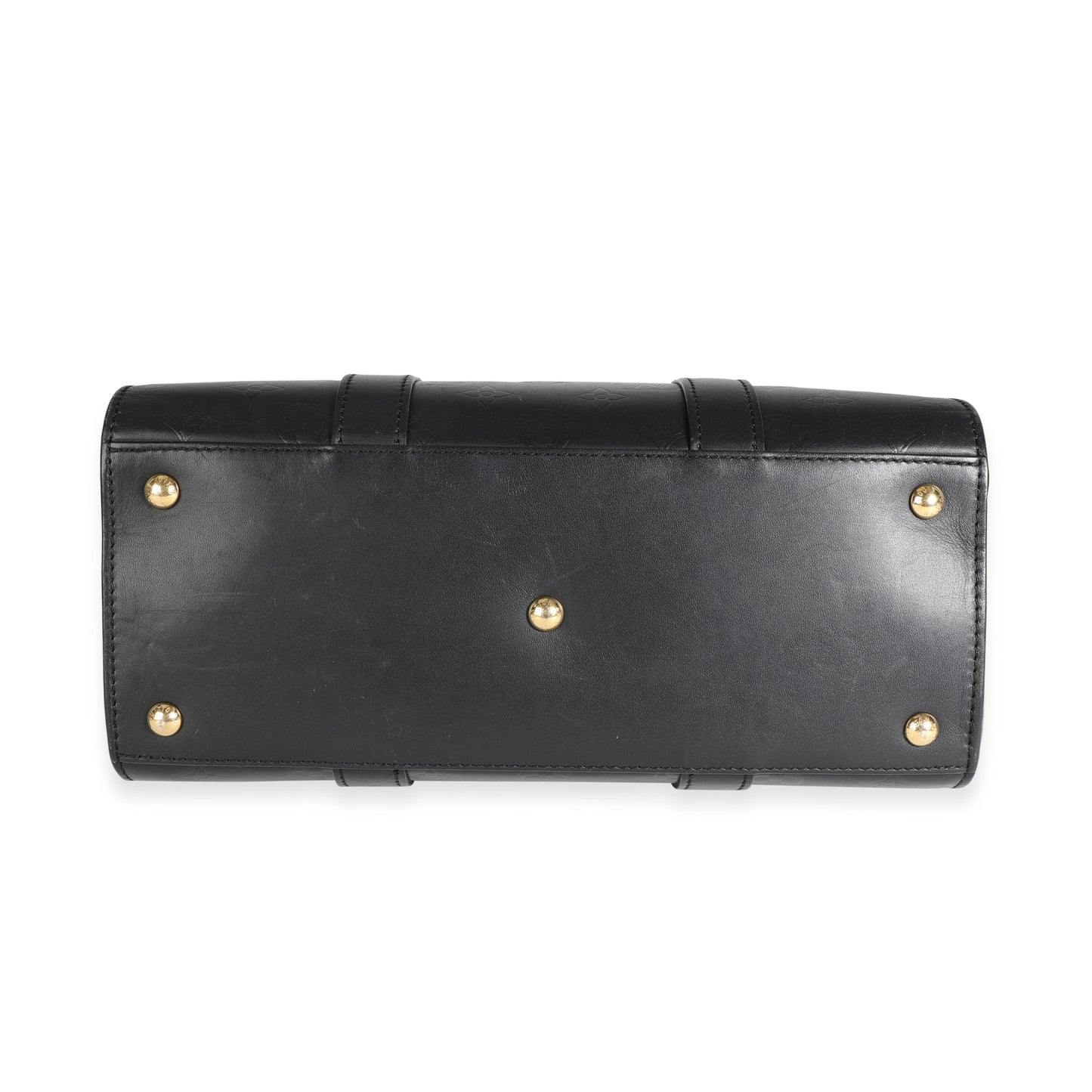 Louis Vuitton Louis Vuitton Black Monogram Leather Very Tote MM