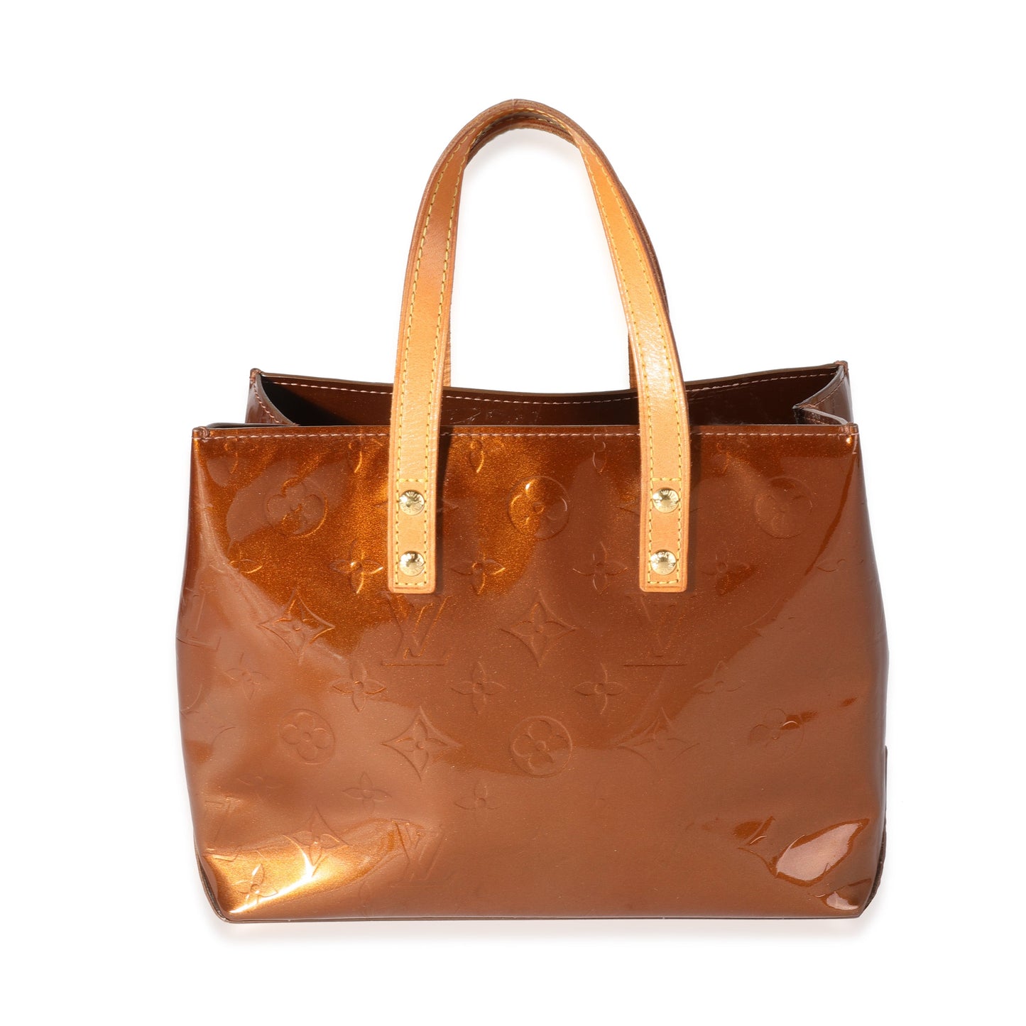 Louis Vuitton Louis Vuitton Bronze Vernis Monogram Reade PM