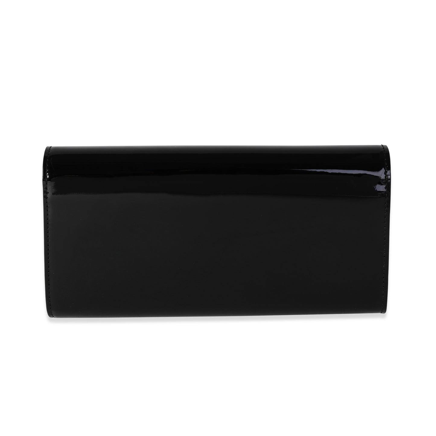 Louis Vuitton Louis Vuitton Noir Vernis Leather Louise Pochette EW Clutch