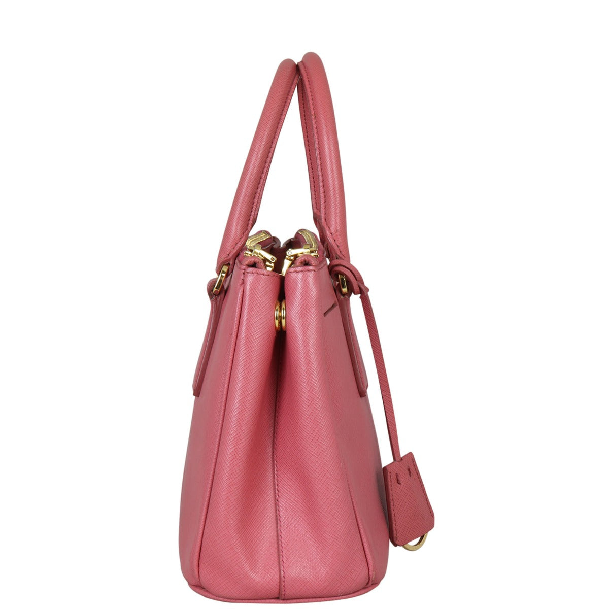 Prada Saffiano Lux Galleria Double Zip Tote Mini