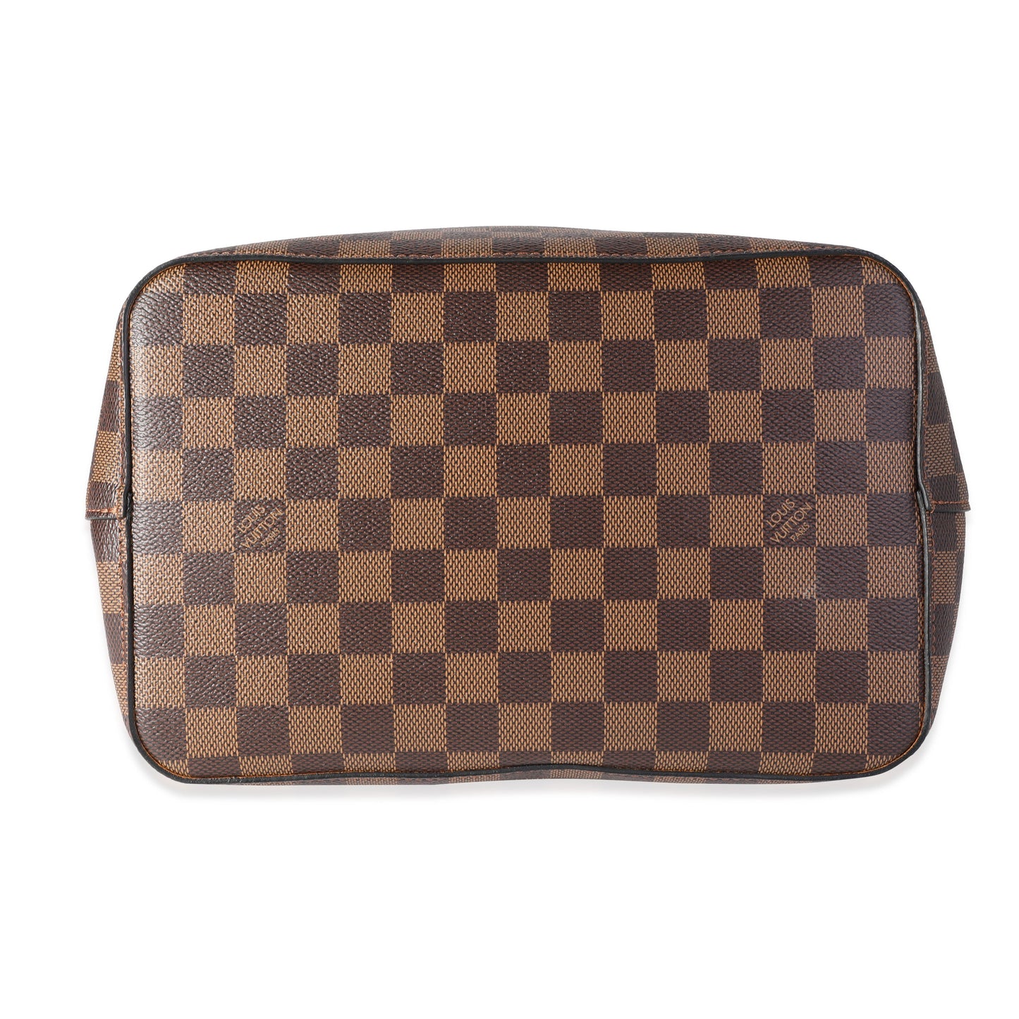 Louis Vuitton Louis Vuitton Safran Yellow Leather & Damier Ebene NéoNoé MM