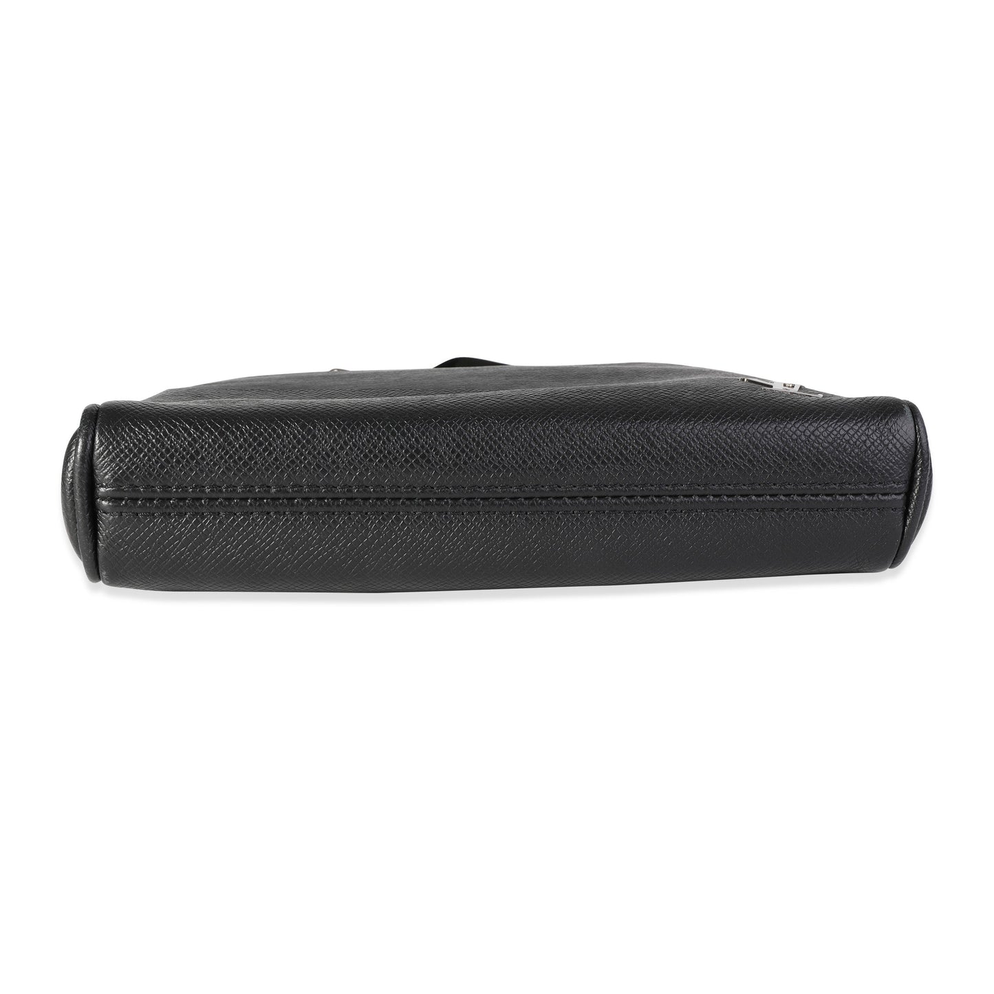 Louis Vuitton Louis Vuitton Black Taiga Leather Alex Messenger BB