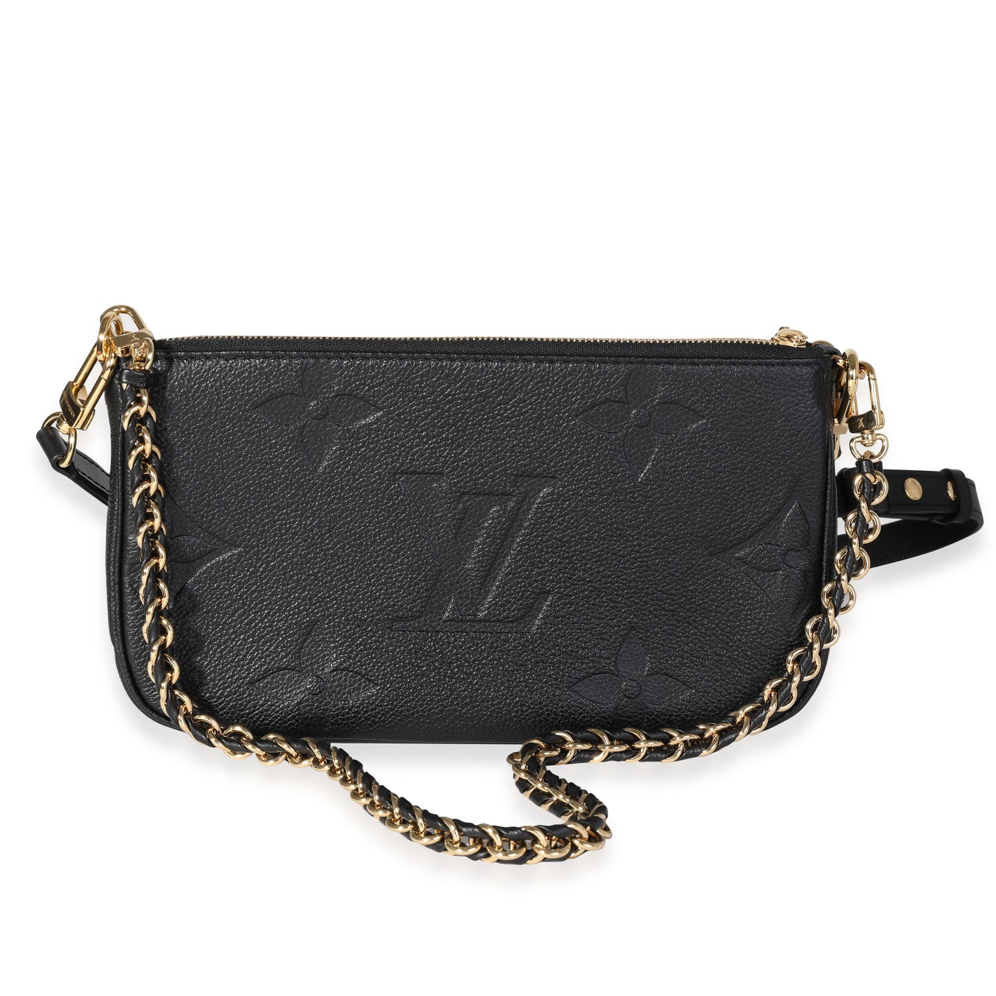 Louis Vuitton Louis Vuitton Black Monogram Empreinte Leather Multi-Pochette Accessoires