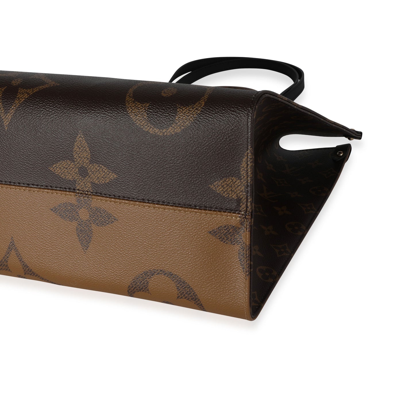 Louis Vuitton Louis Vuitton Brown Monogram & Monogram Reverse Canvas Onthego GM