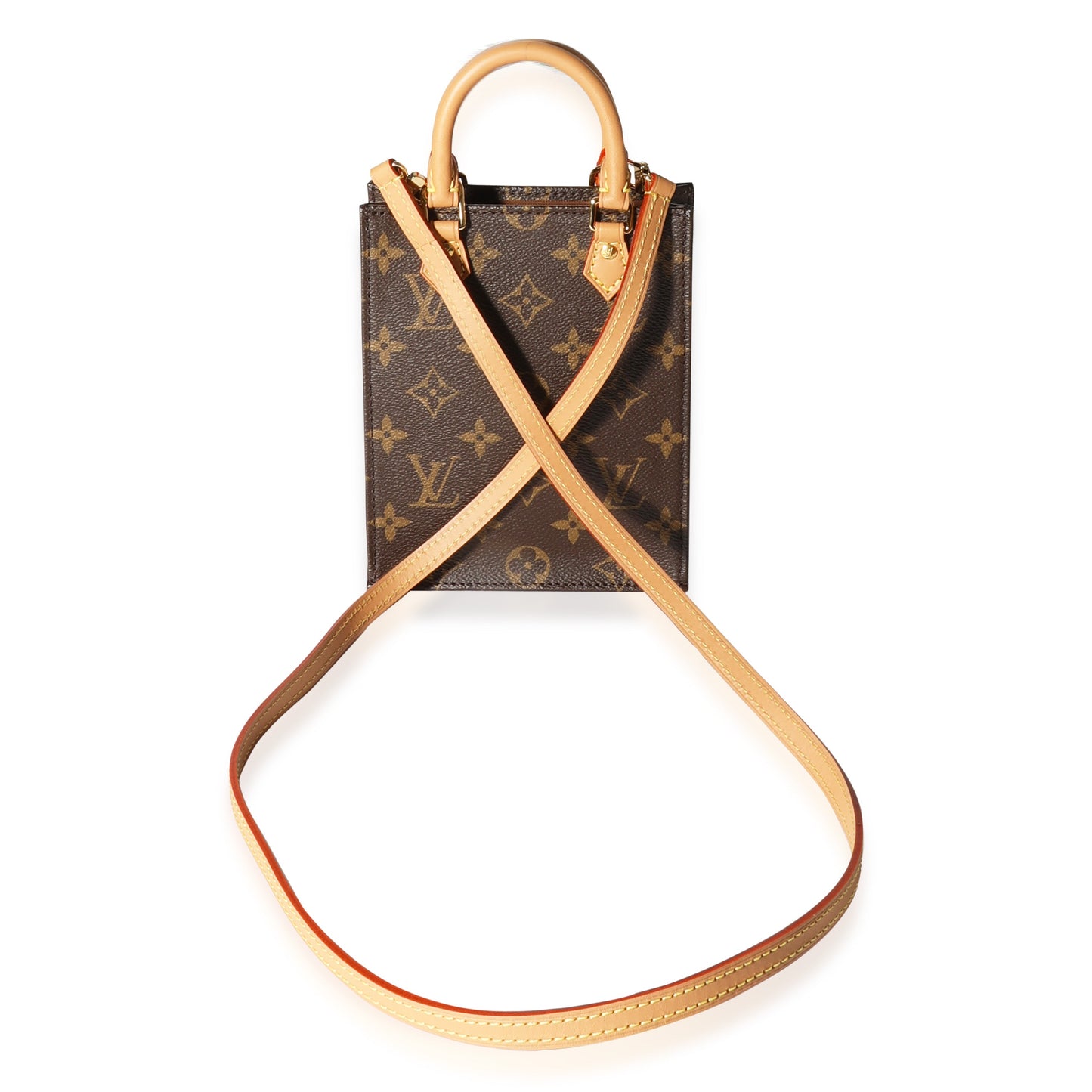 Louis Vuitton Louis Vuitton Monogram Canvas Petit Sac Plat