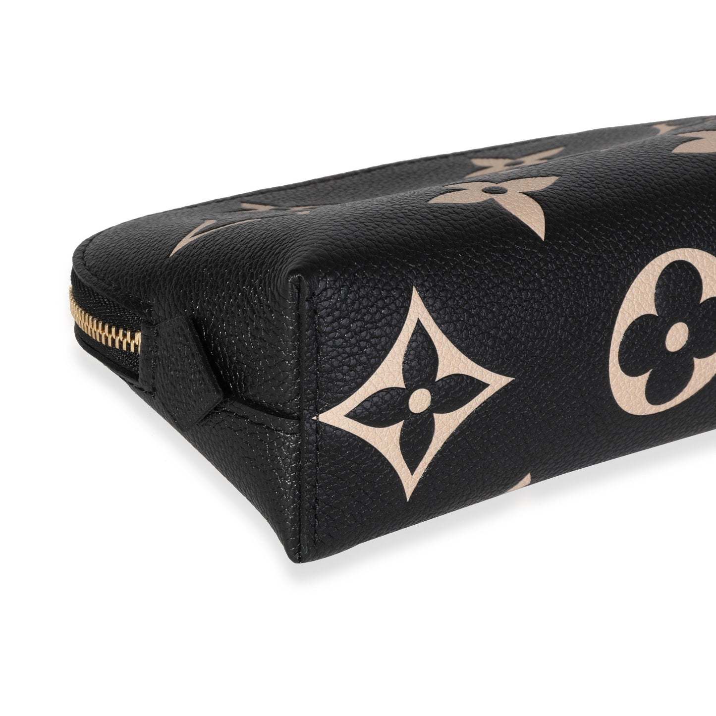 Louis Vuitton Louis Vuitton Black Monogram Empreinte Leather Cosmetic Pouch