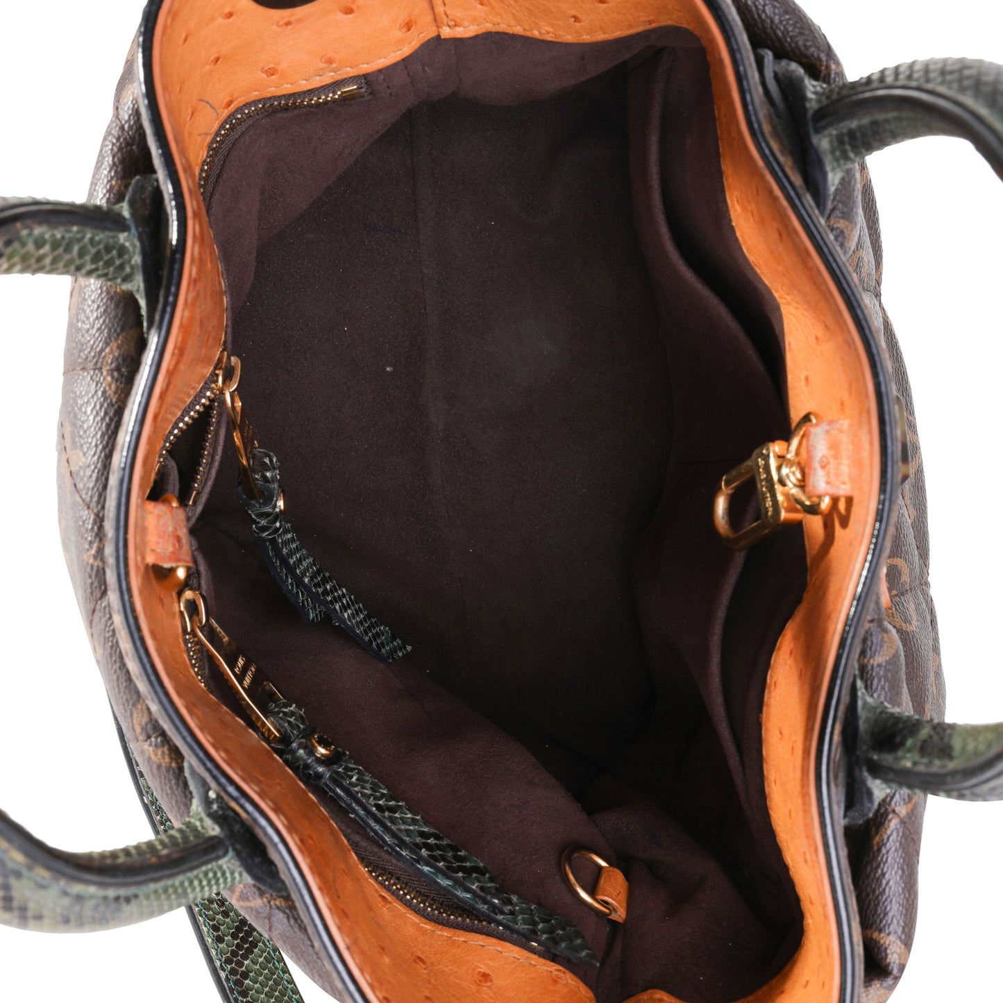 Louis Vuitton Louis Vuitton Monogram Canvas & Python Etoile Exotique Bag