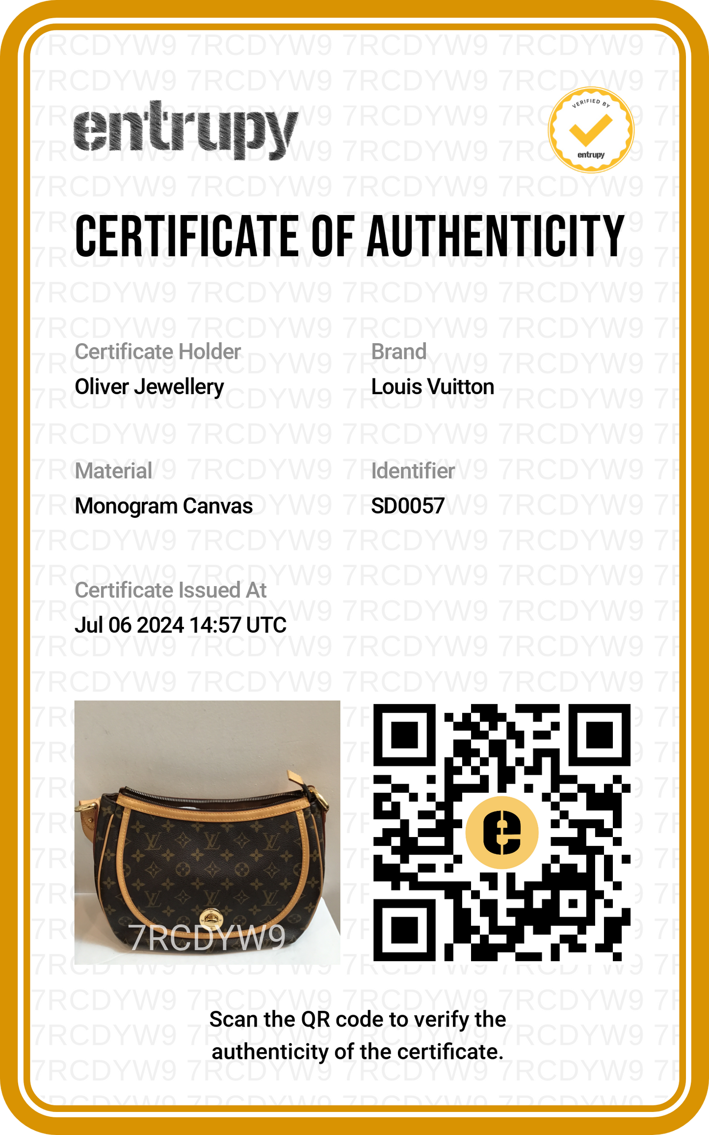 Louis Vuitton Monogram Tulum PM