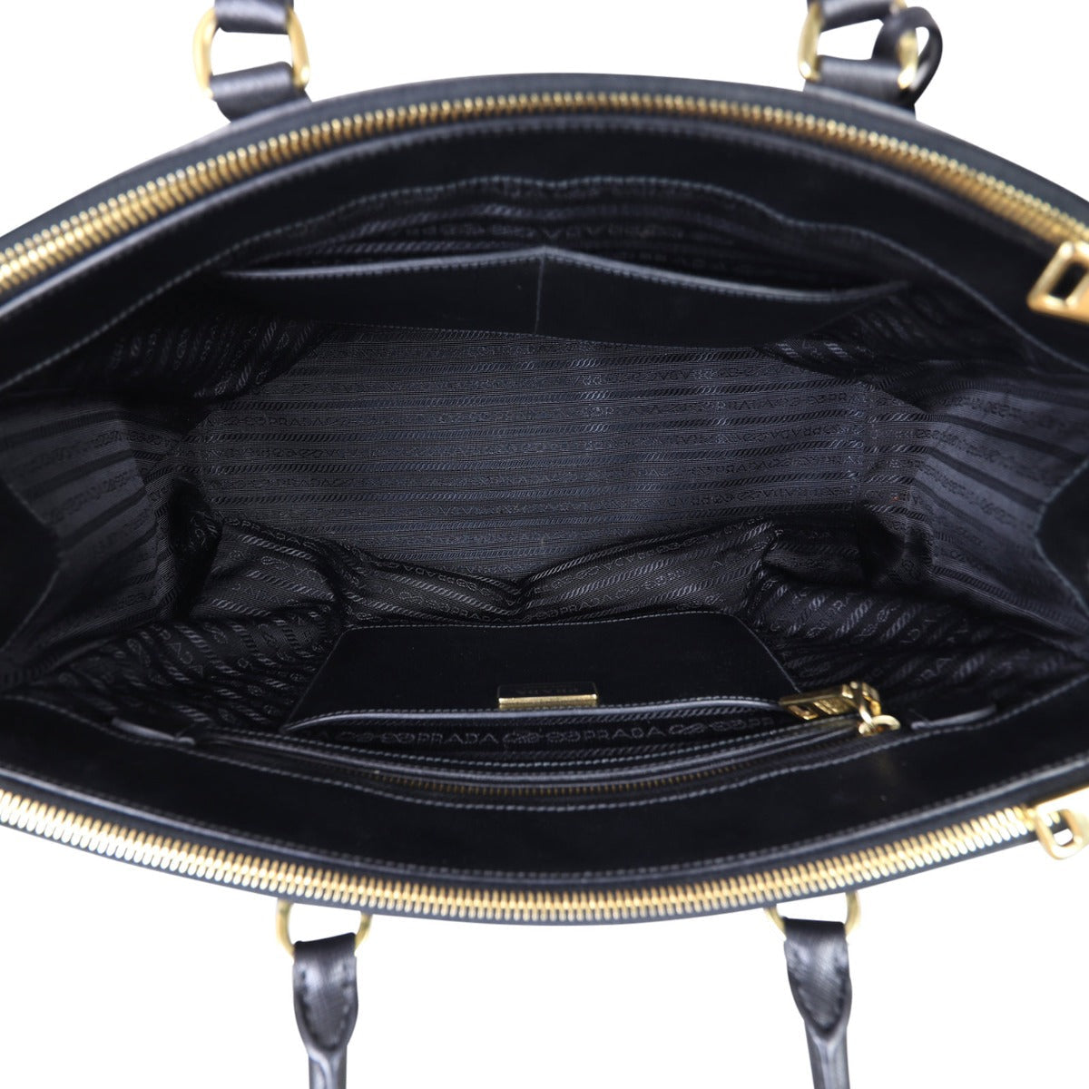 Prada Saffiano Lux Galleria Double Zip Tote Large
