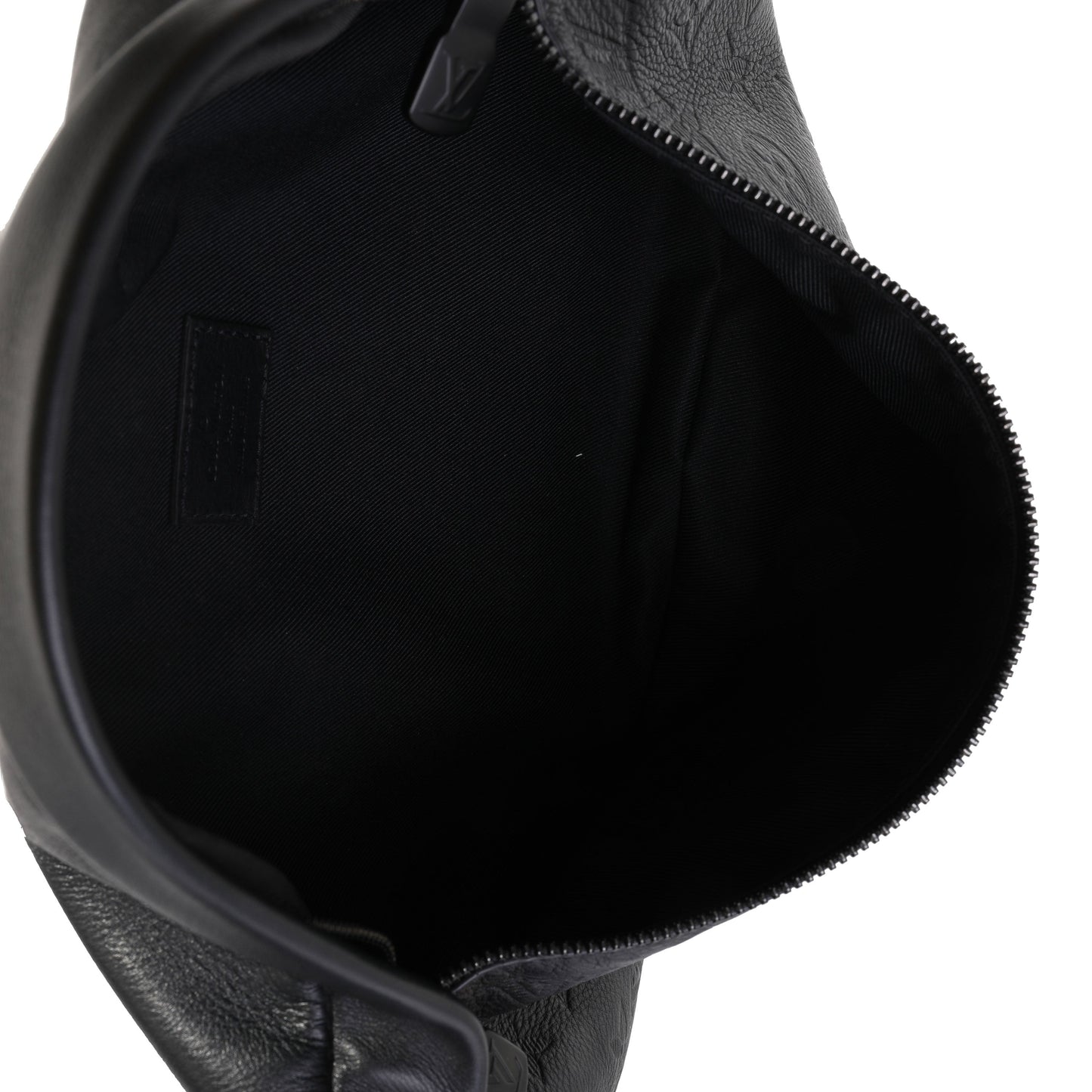 Louis Vuitton Louis Vuitton Black Embossed Monogram Shadow Discovery Bumbag