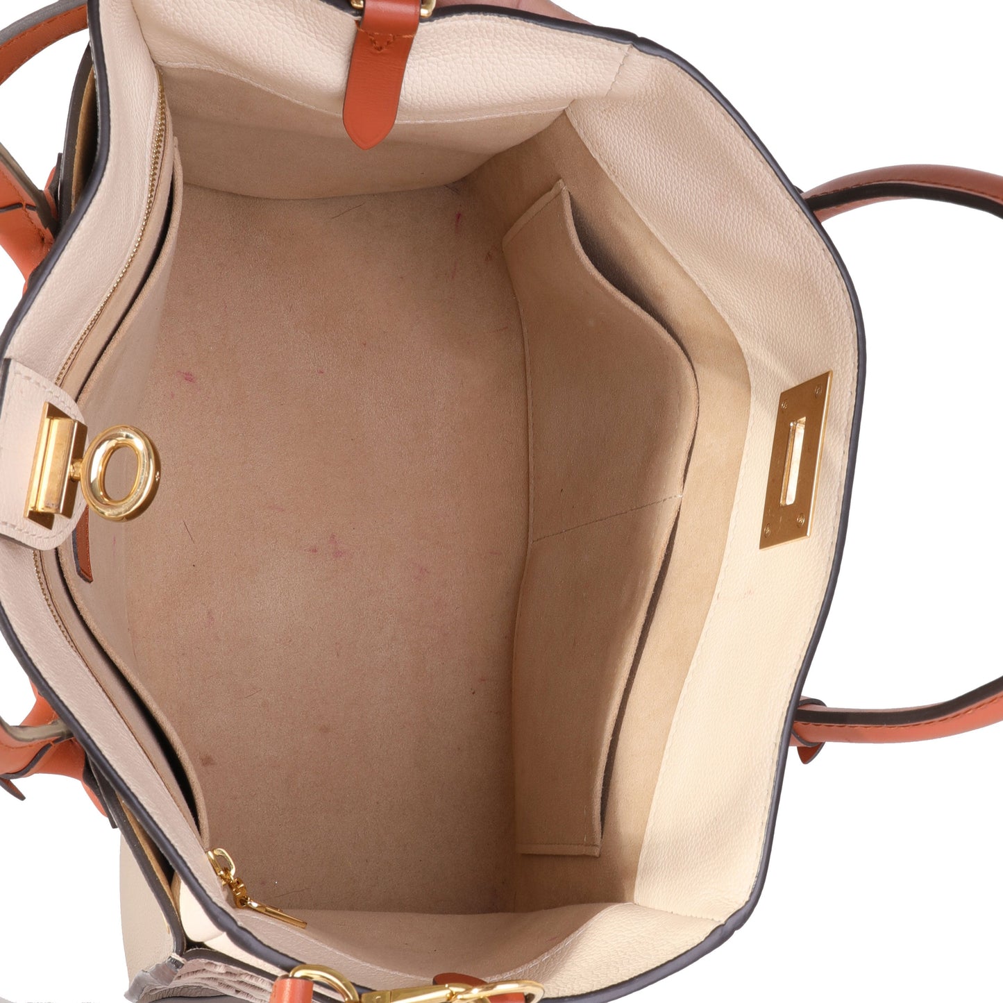 Louis Vuitton Louis Vuitton Galet Calfskin & Tufted Monogram On My Side MM Tote