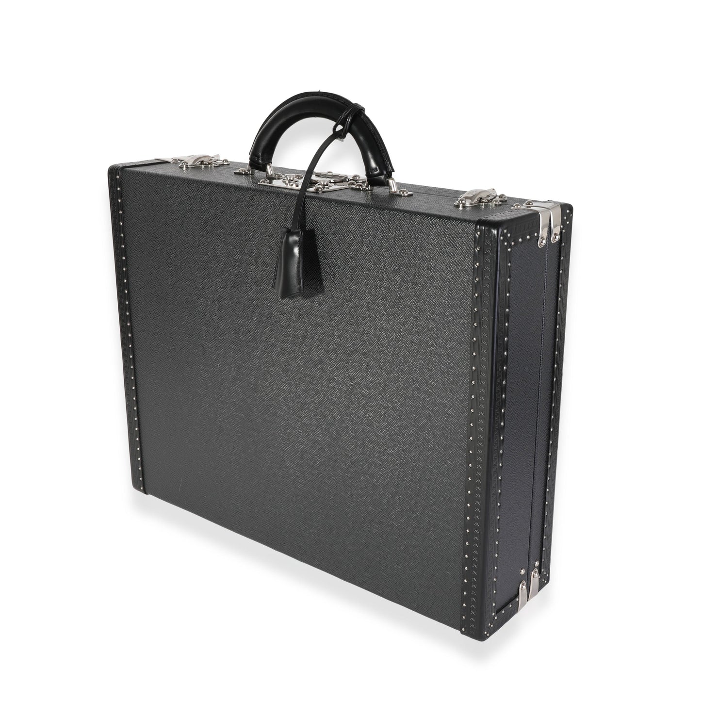 Louis Vuitton Louis Vuitton Black Taiga Leather President Briefcase