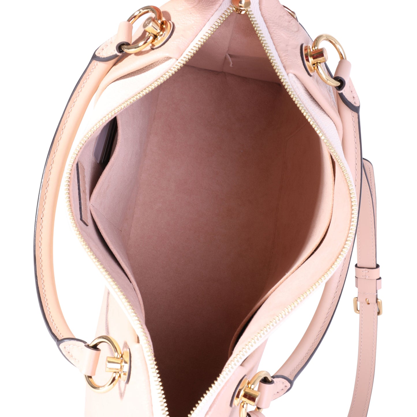 Louis Vuitton Louis Vuitton Cream & Beige Monogram Empreinte V Tote MM