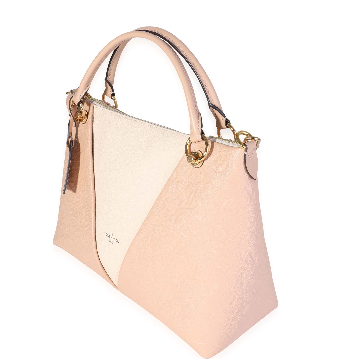 Louis Vuitton Louis Vuitton Cream & Beige Monogram Empreinte V Tote MM
