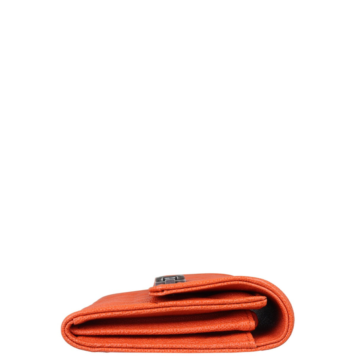Chanel Boy Compact Wallet | Burnt Orange