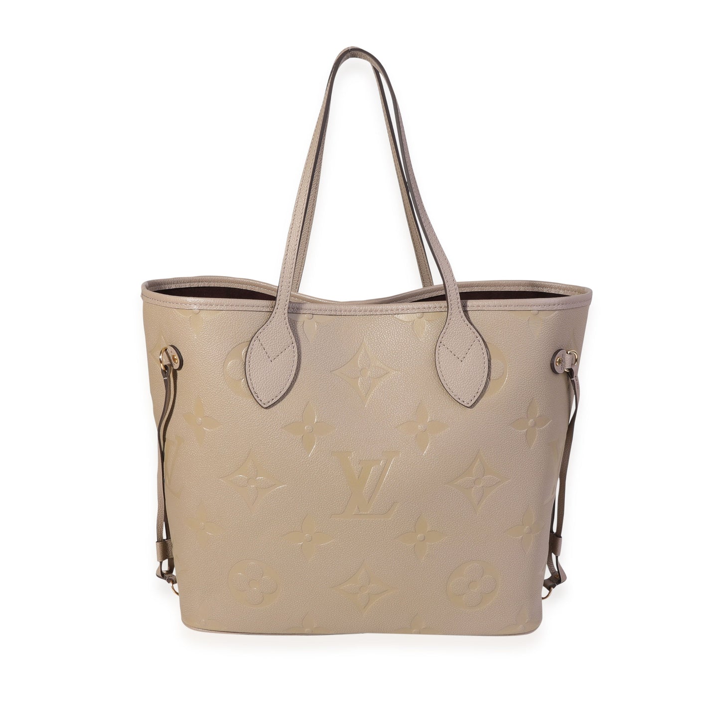 Louis Vuitton Louis Vuitton Tourterelle Monogram Empreinte Giant Neverfull MM