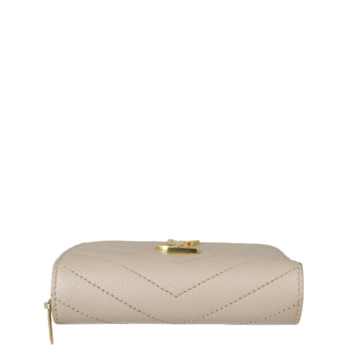 Saint Laurent Cassandre Zip Around Compact Wallet