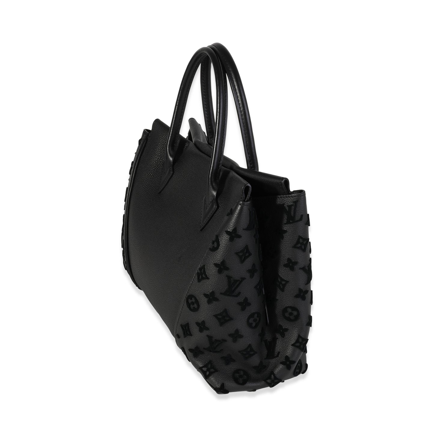 Louis Vuitton Louis Vuitton Black Veau Cachemire Calfskin W Tote