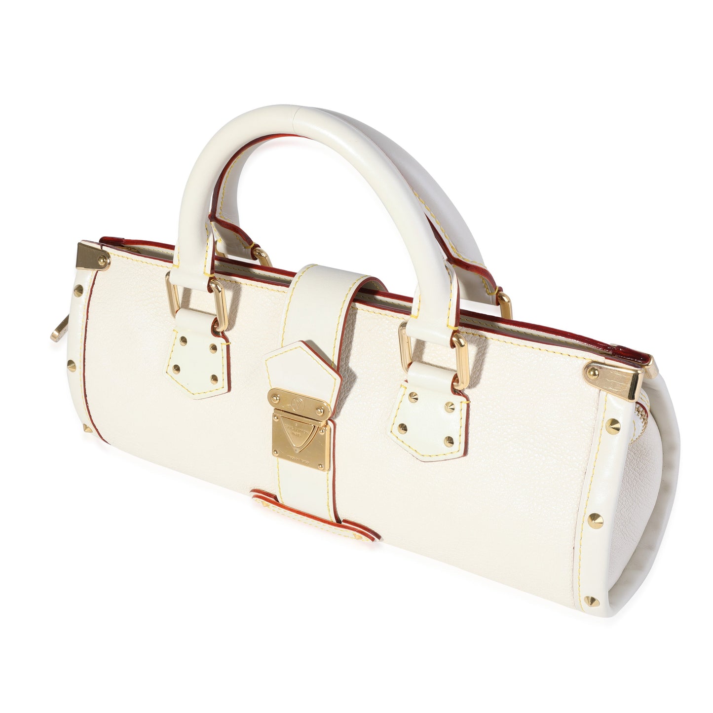 Louis Vuitton Louis Vuitton White Suhali Leather LEpanoui PM