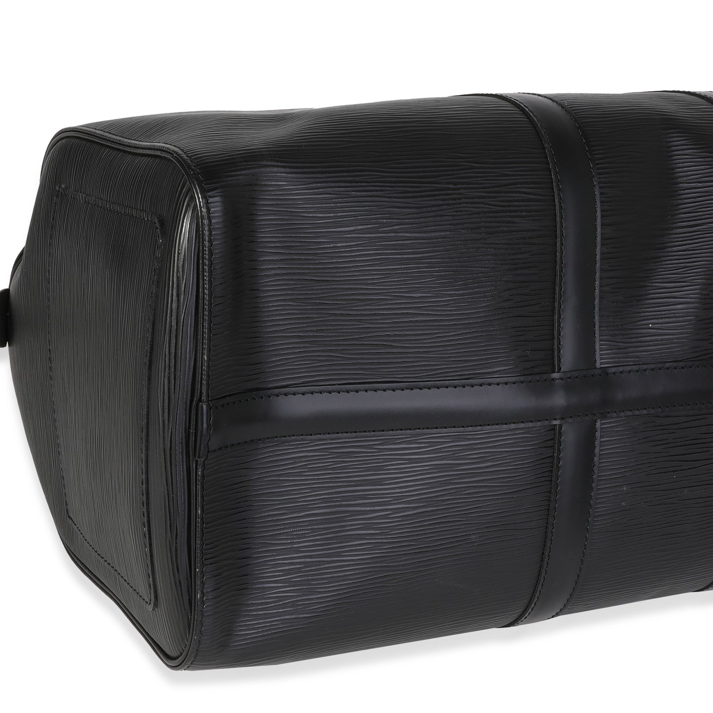 Louis Vuitton Louis Vuitton Black Epi Leather Keepall 45