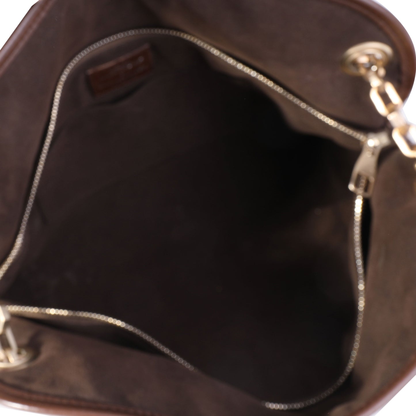 Louis Vuitton Louis Vuitton Limited Edition Brown Embossed Leather Paris Souple Wish Bag