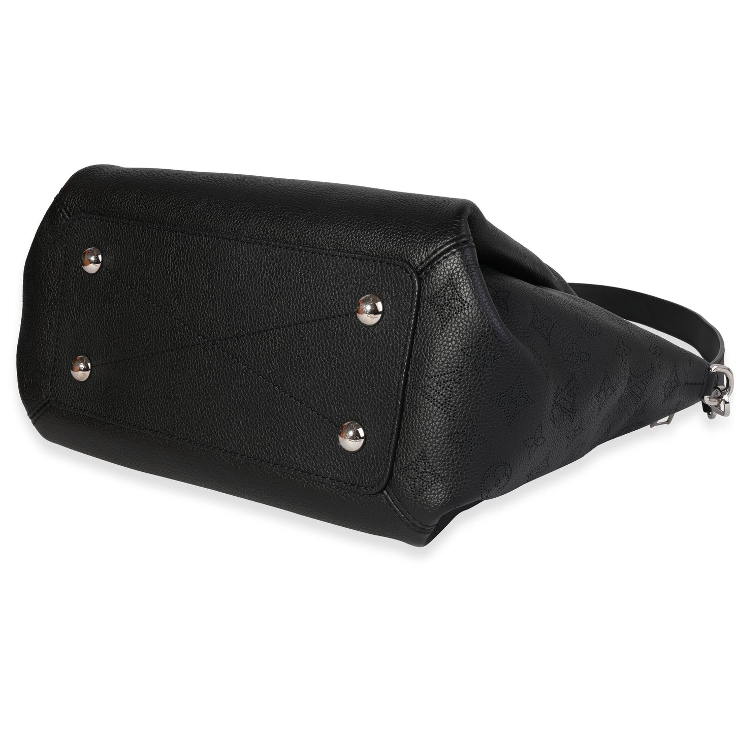 Louis Vuitton Louis Vuitton Black Mahina Leather Haumea Bag