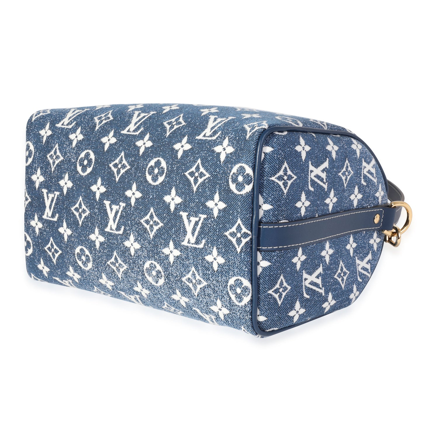 Louis Vuitton Louis Vuitton Blue Denim Jacquard Speedy Bandoulière 25